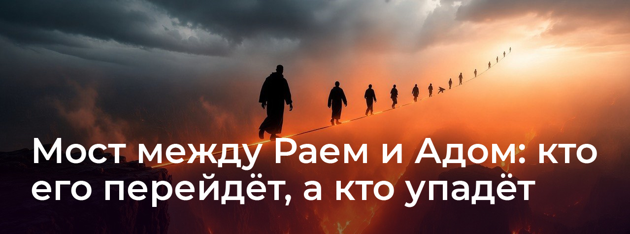 Мост между Раем и Адом: кто его перейдёт, а кто упадёт