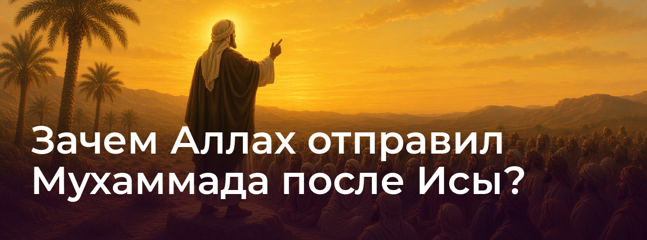 Зачем Аллах отправил Мухаммада после Исы (мир ему)?